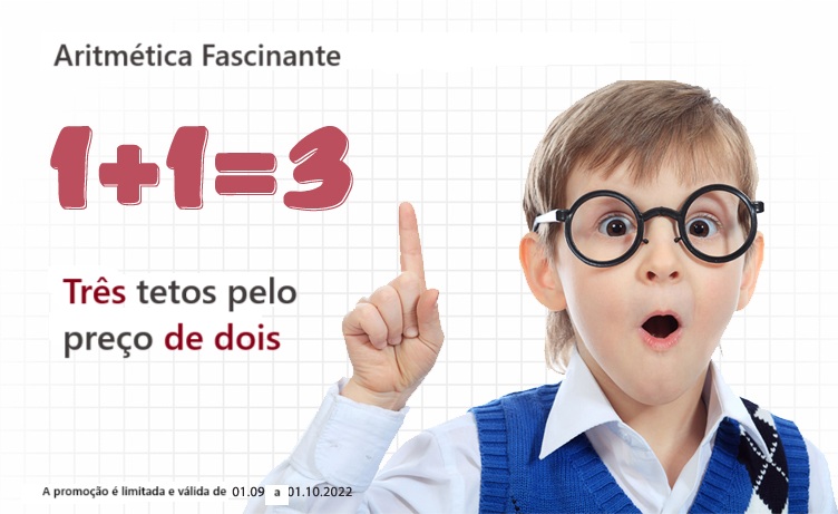 Três tetos pelo preço de dois